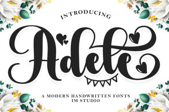 Adele: A Graceful Script Font for Modern Editorial Design