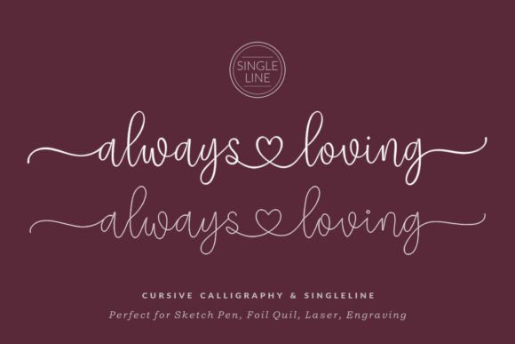 Always Loving: A Chic Script Font for Modern Web Design