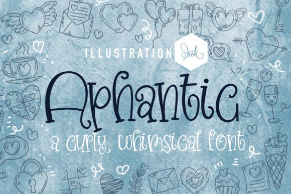 Aphantic: A Whimsical Serif Font for Playful Campaign Visuals