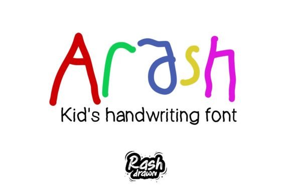 Arash: A Playful Handwritten Font for Crafters and Product Designers