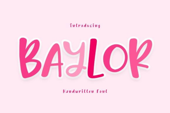 Baylor: A Playful Handwritten Font for Modern Marketing Campaigns