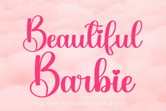 Beautiful Barbie: A Handwritten Font for Modern Web Design Projects