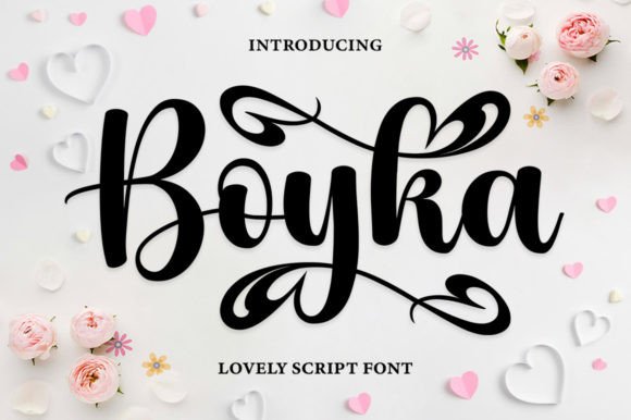Boyka: A Versatile Handwritten Font for Editorial Design and Digital Publishing