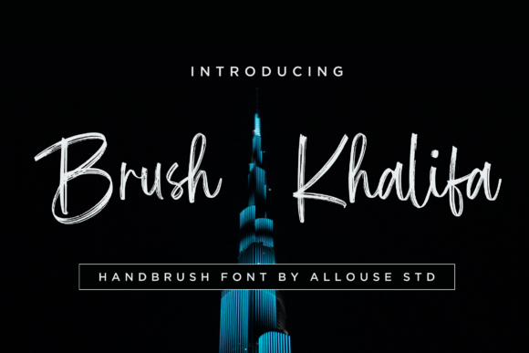 Brush Khalifa: A Modern Script Font That Elevates Your Brand