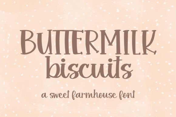 Buttermilk Biscuits: A Handwritten Font That Adds Personality to Web Design