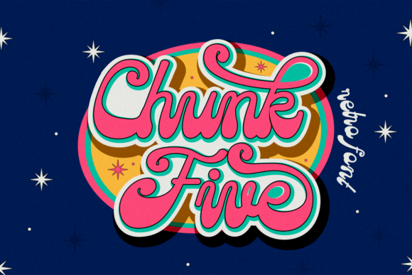 Chunk Five: A Retro Script Font for Timeless Editorial Design