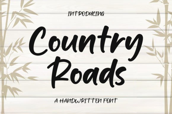 Country Roads: A Handwritten Font That Elevates Small Business Branding