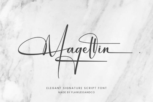 Elevate Your Craft with Magellin: A Signature Script Font for Makers
