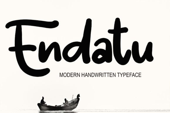 Endatu Font: A Modern Handwritten Typeface for Real Business Impact