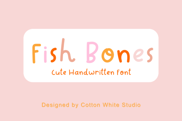 Fish Bones: A Handwritten Script Font for Editorial Design and Digital Publishing