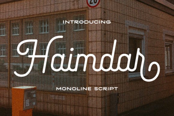 Haimdar: The Monoline Font That Elevates Digital Campaigns
