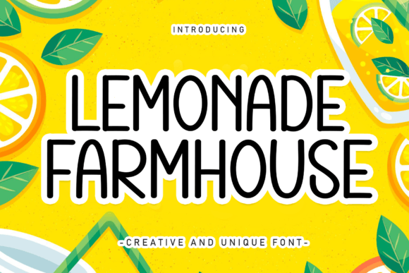 Lemonade Farmhouse: A Sweet Handwritten Font for Business Branding