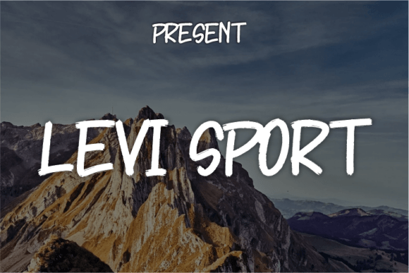 Levi Sport: A Handwritten Font for Modern Editorial Design