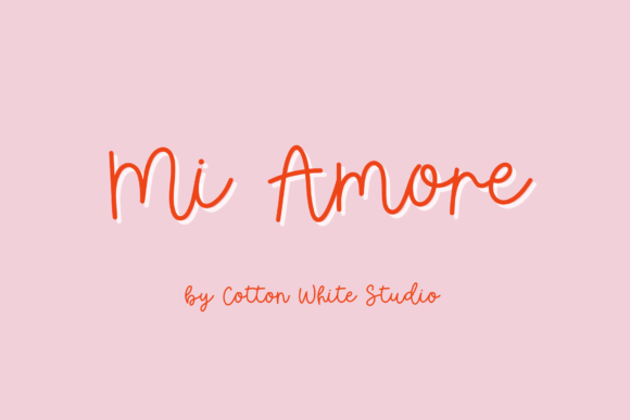 Mi Amore: A Handcrafted Script Font for Elegant Web Design