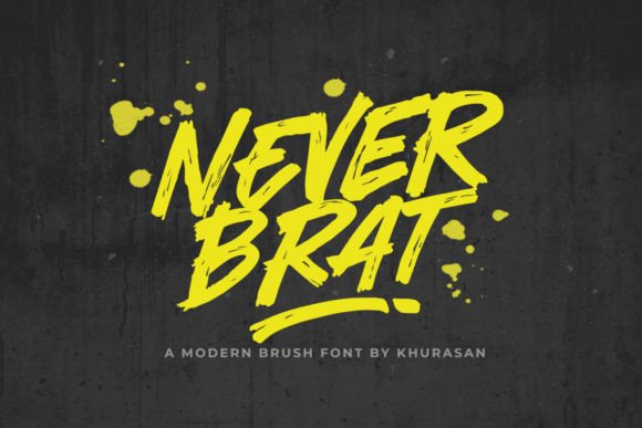 Never Brat: A Quirky Script Font That Elevates Editorial Design