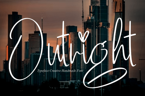 Outright: A Handwritten Script Font That Elevates Campaign Typography