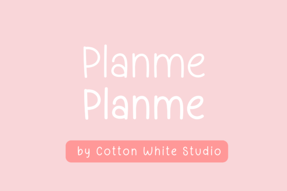 Planme: A Handwritten Script Font for Modern Web and Digital Design