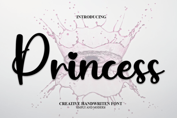 Princess: A Delicate Handwritten Font for Modern Editorial Design