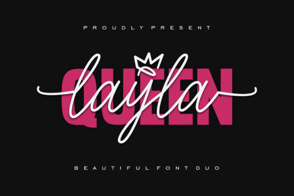 Queen Layla: A Feminine Font Duo That Elevates Small Business Branding