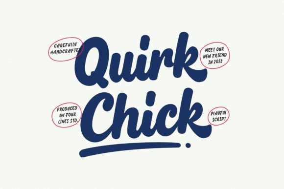Quirk Chick: A Playful Script Font for Modern Editorial Design