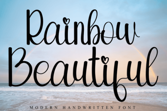 Rainbow Beautiful: A Playful Handwritten Font for Scroll-Stopping Marketing