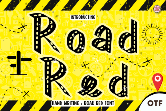 Road Red: A Festive Script Font for Branding Projects That Spark Joy