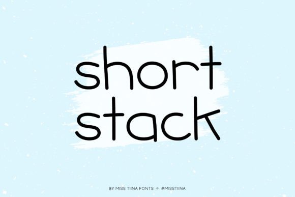 Short Stack: A Friendly Script Font for Modern Editorial Design