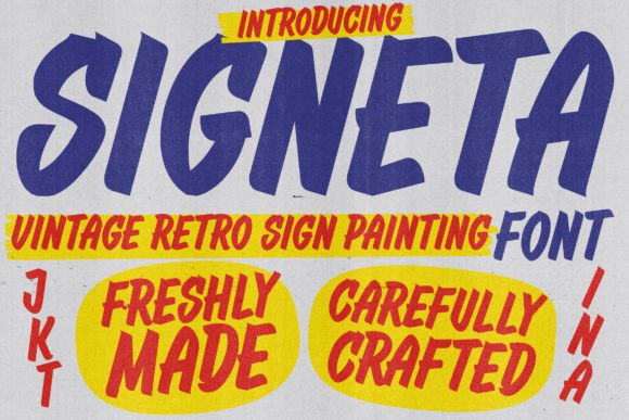 Signeta: A Vintage-Inspired Font for Modern Editorial Design
