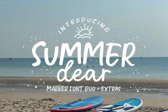 Summer Dear Font Duo: Elevating Handmade Designs with Natural Elegance