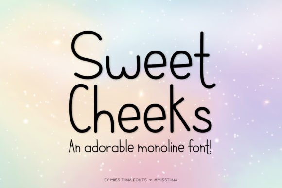 Sweet Cheeks: A Playful Script Font for Warm Editorial Touches