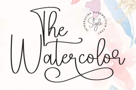 The Watercolor: A Handwritten Font for Scroll-Stopping Brand Visuals