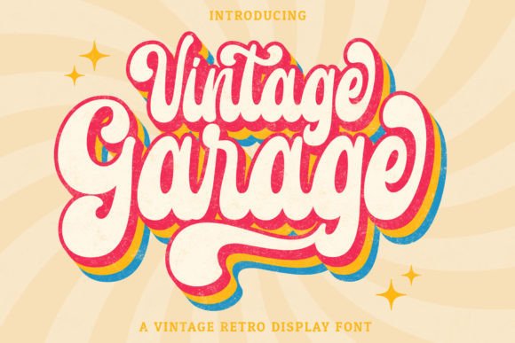 Vintage Garage: A Retro Handwritten Font for Crafters and Makers