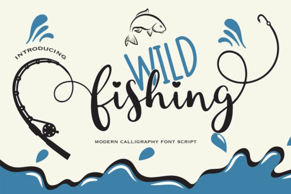 Wild Fishing: A Modern Script Font for Editorial Design and Digital Publishing